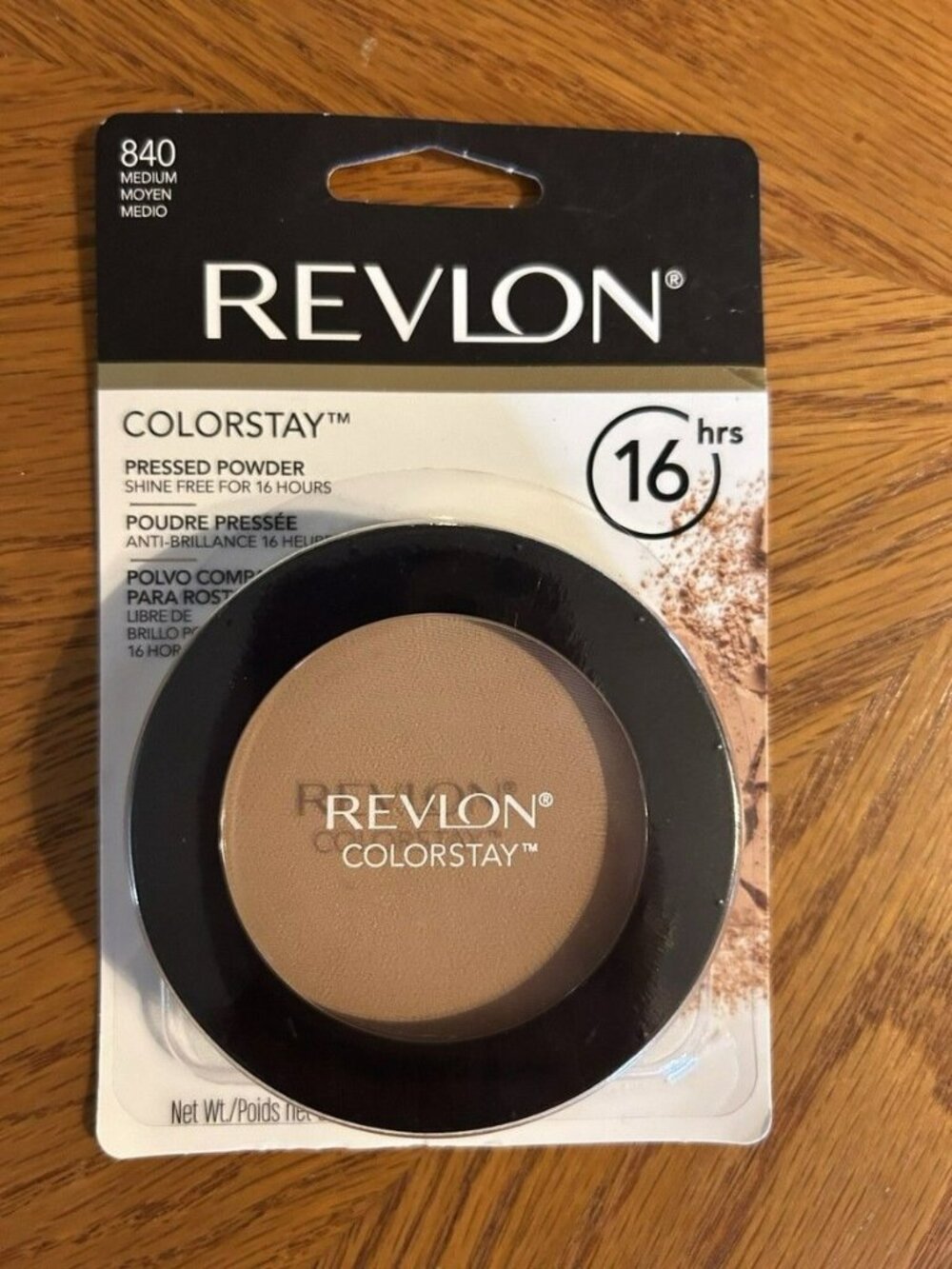Revlon Colorstay Pressed Powder 840 Medium 16-Hr Shine-Free Matte Finish Compact